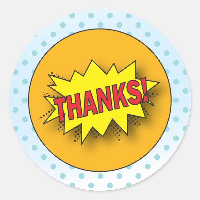 Superhero |  Favour Sticker (Front)