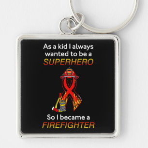 SUPERHERO...Firefighter Keychain