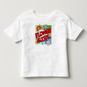 Superhero Flower Girl Toddler T-shirt