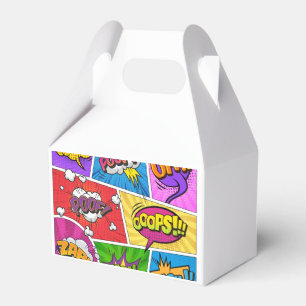Superhero Gamer Comic book design FAVOR BOX