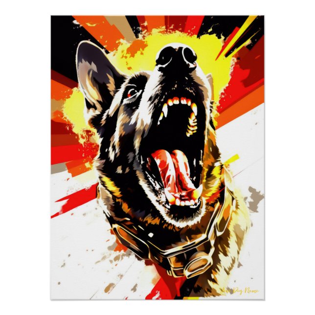 Superhero German Shepherd Dog 01 - Ignacio judge Poster (Front)