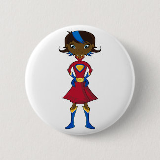 Superhero Girl 2 Inch Round Button