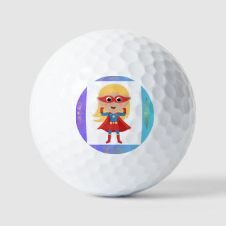 Superhero Girl Value Golf Ball