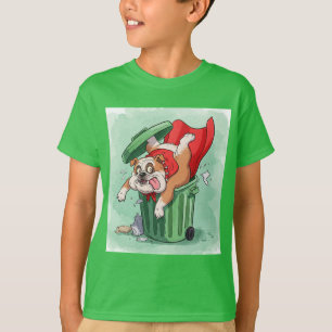  Superhero in a Trash Can by Natasha Us   T-Shirt