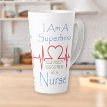 Superhero Infirmière Giant Café Mug