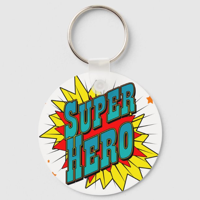 SuperHero Keychain (Front)