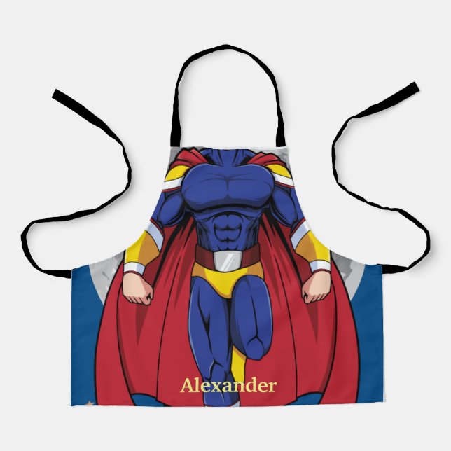 Superhero Kids Apron (Front)