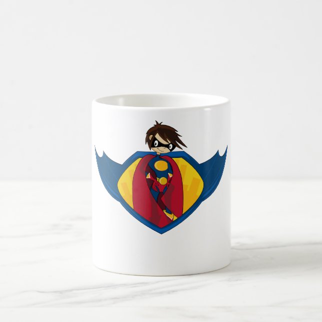 Superhero Logo Coffee Mug (Center)