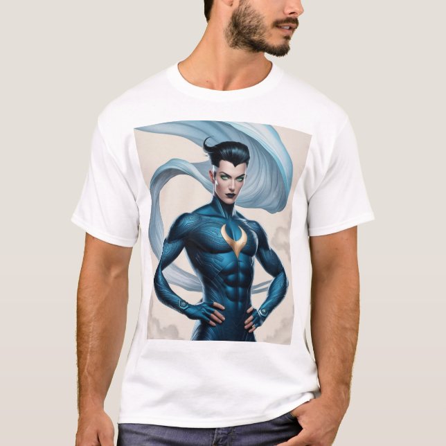 Superhero: Master of Nighttime Realms T-Shirt (Front)