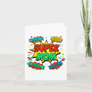 Superhero Mom For Women Holiday Card