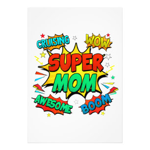 Superhero Mom For Women Photo Print