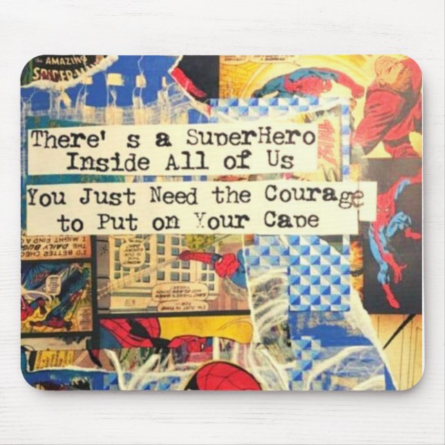Superhero Mouse Pad (Front)
