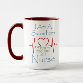 Superhero Nurse Giant Coffee Mug