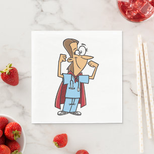 Superhero Nurse Napkins