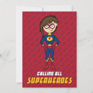 Superhero Party Invitation