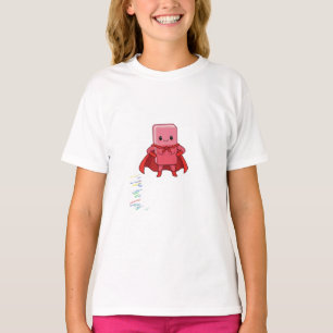 Superhero Pink Eraser Character Kids T-Shirt