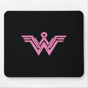 Superhero Pink Ribbon Breast Cancer Awareness Mom  Mouse Pad