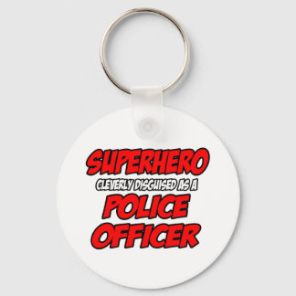 Superhero...Police Officer Keychain