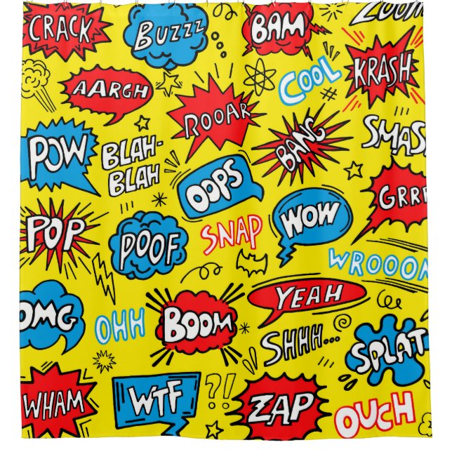 Superhero Saga: Cute Comic Patterns (Front)