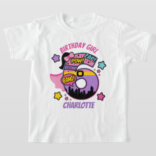 Superhero Sixth Birthday Girl 6th Super Girl T-Shirt