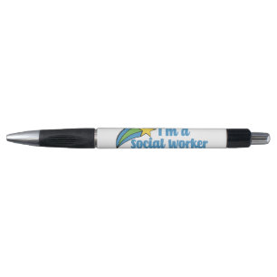 Superhero Social Worker Pen