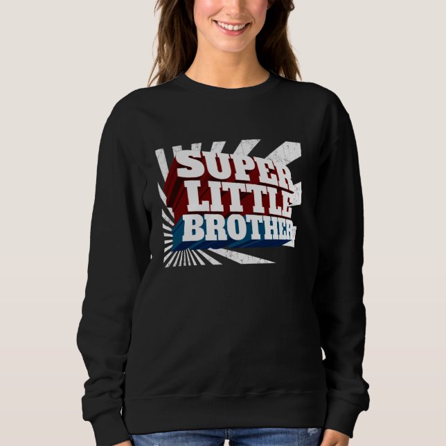Superhero Super Little Brother Comic Sweatshirt (Front)