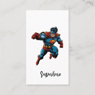 superhero tshirt business card
