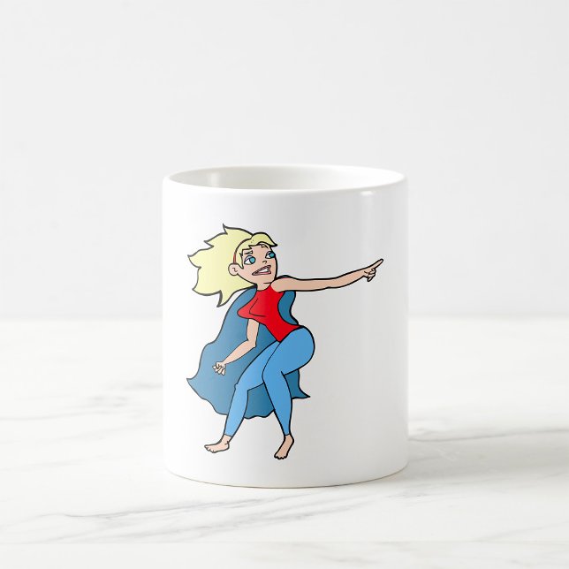 Superhero Woman Coffee Mug (Creator Uploaded)