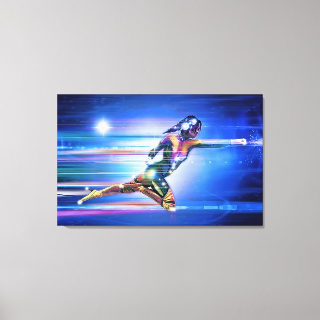 superhero wrapped canvas (Front)