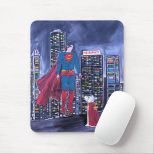 Superheroes Best Friend Painting by Alfred Fox Mouse Pad