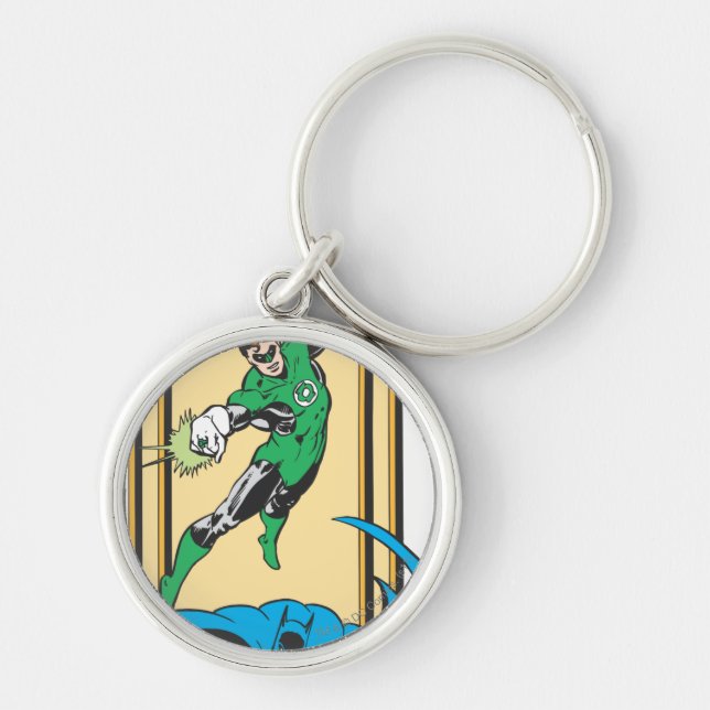 Superheroes In Action Keychain (Front)