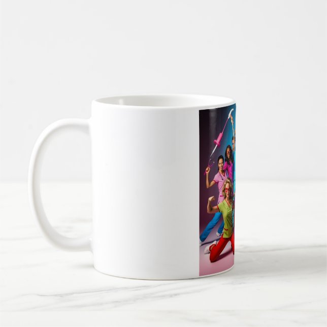 Superheroes in Scrubs Mug - Celebrate Healthcare H (Gauche)