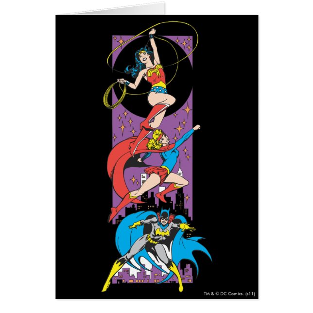 Superheroines In Action (Front)