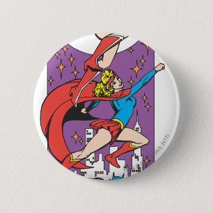 Superheroines In Action 2 Inch Round Button