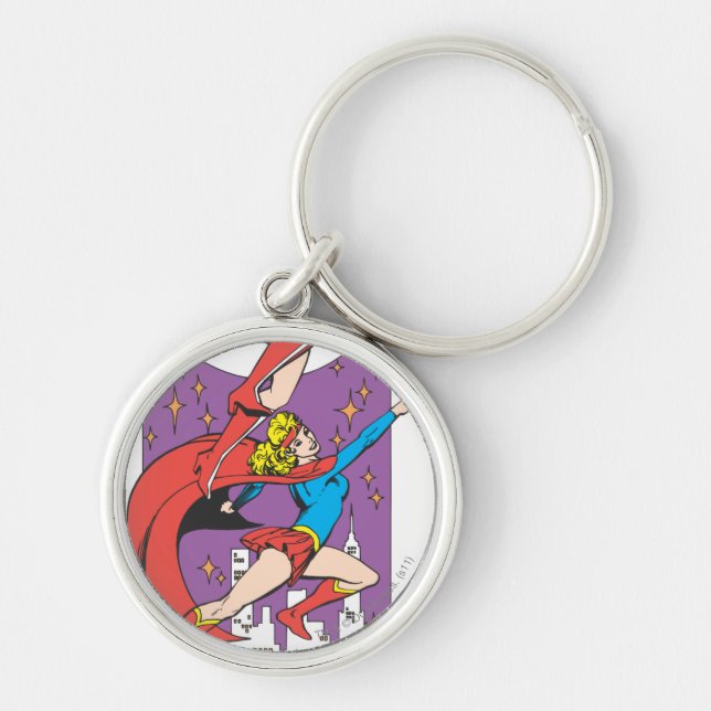 Superheroines In Action Keychain (Front)