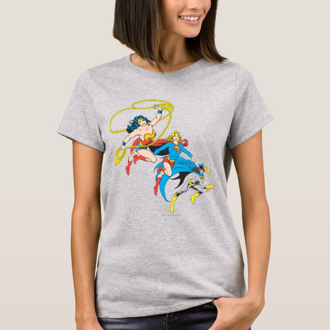 Superheroines Leap T-Shirt (Front)