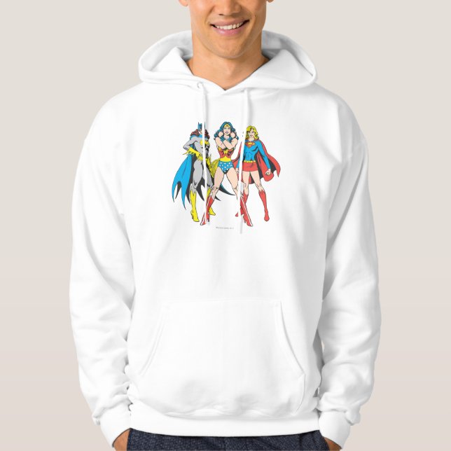 Superheroines Pose Hoodie (Front)