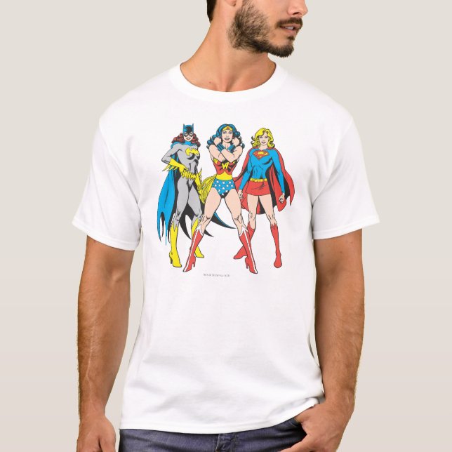 Superheroines Pose T-Shirt (Front)