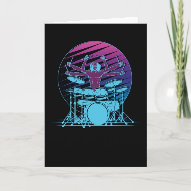 Superhuman Drummer Card (Front)