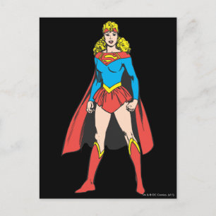 Superigirl Stands Postcard