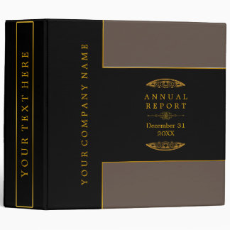 Superior Elegance Corporate Business Annual Report Binder