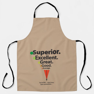 Superior, Excellent, Great Spots Apron
