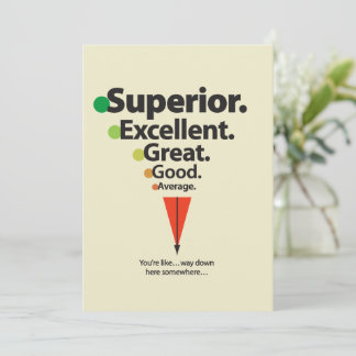 Superior, Excellent, Great Spots Invitation