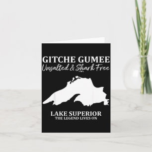 Superior, Great Lake, Gitche Gumee Apparel Lakes Card