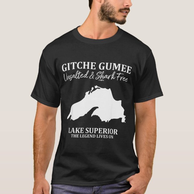 Superior, Great Lake, Gitche Gumee Apparel Lakes  T-Shirt (Front)