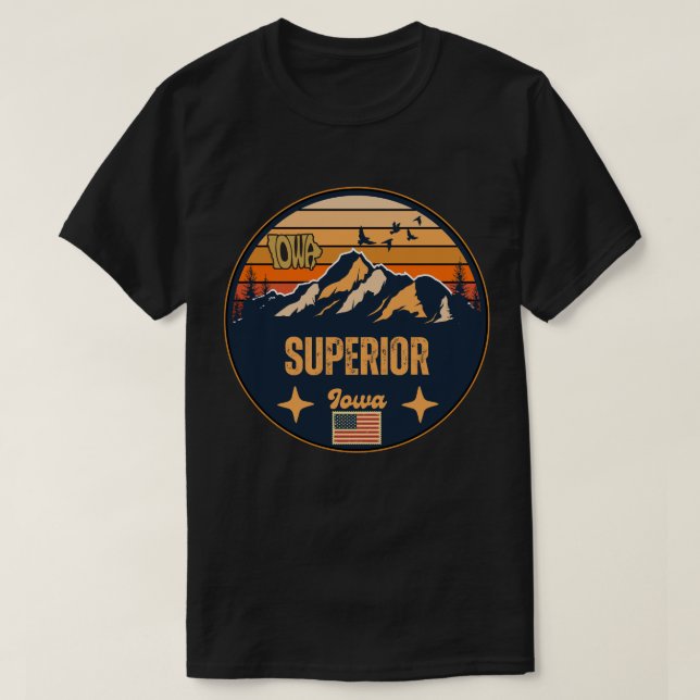 Superior, Iowa T-Shirt (Design Front)