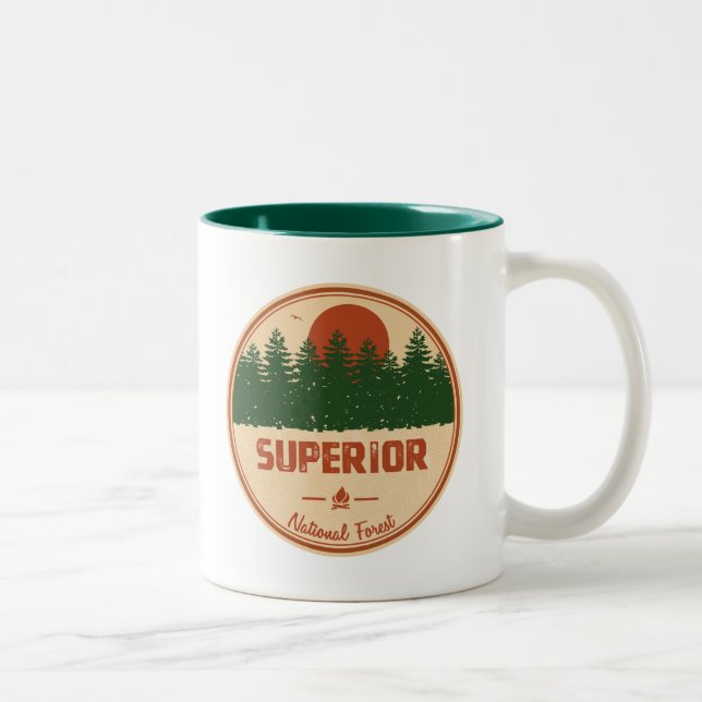 Superior National Forest Two-Tone Coffee Mug (Right)