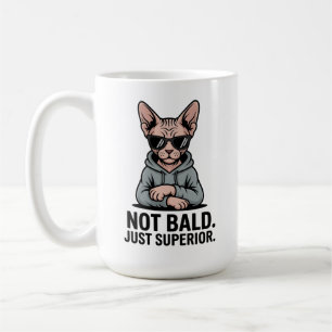 Superior Sphynx Cat Sarcastic Attitude Art Coffee Mug