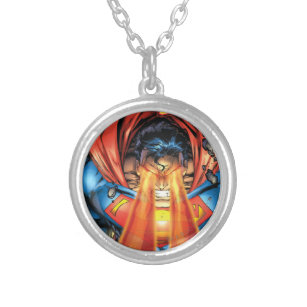 Superman #218 Aug 05 Silver Plated Necklace