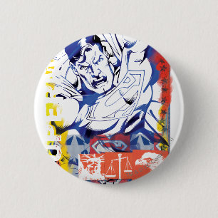 Superman 43 2 inch round button
